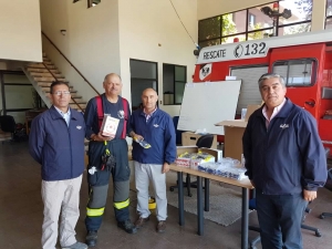 El Sindicato apoya a la Quinta Compa&ntilde;&iacute;a Bomberos Talcahuano