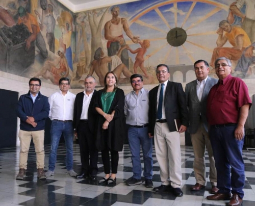 INTENDENTE REGIONAL SERGIO GIACAMAN, ADMINISTRACI&Oacute;N Y DIRIGENCIAS SINDICALES UNIDOS PARA APOYAR EMPLEO DE LOS TRABAJADORES CAP ACERO