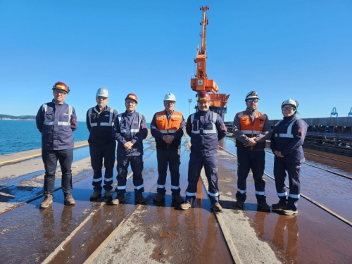 Fernando Orellana Jara, Presidente del Sindicato 2 CSH, visita la Planta de Coque.