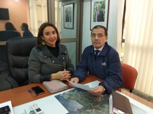 Reuni&oacute;n Secretario Sindicato 2 Cap Acero &ndash; Alcaldesa Sra. Katherine Torres Machuca