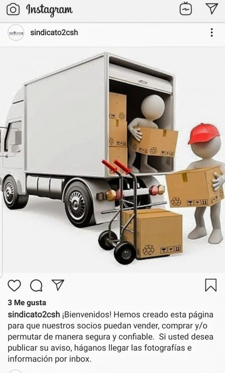 Instagram "Sindicato2csh"